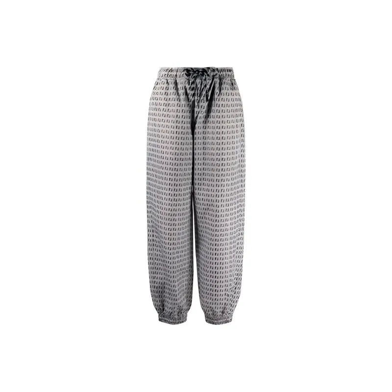 FENDI FW21 Knitted Sports Pants Women's Black-0