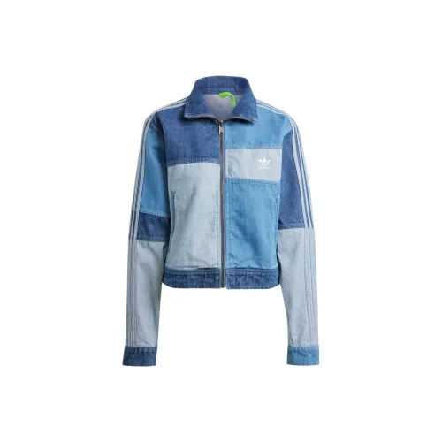 Adidas Originals Kseniaschnaider Denim Patchwork Track Top
