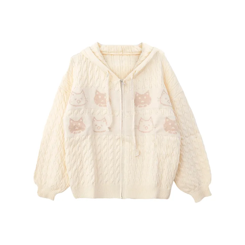Vine Color Knitwear Women's Apricot-0