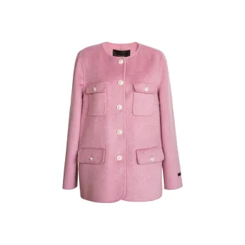 ROEYSHOUSE Coats Women's Chiara Pink