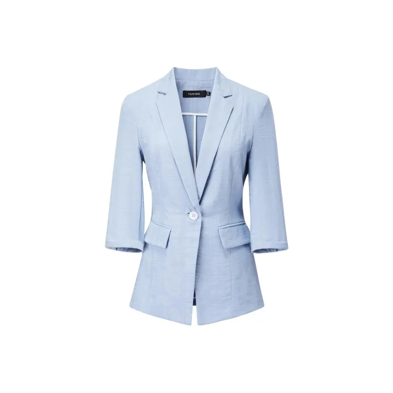Yan Domain Business Suit Women's Light Blue-0