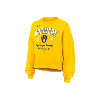 Nike Milwaukee Brewers Women's Nike Mlb Pullover Crew