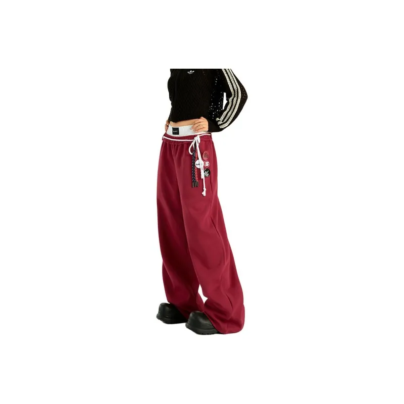 YINLEI Casual Pants Women's Navy Blue-4