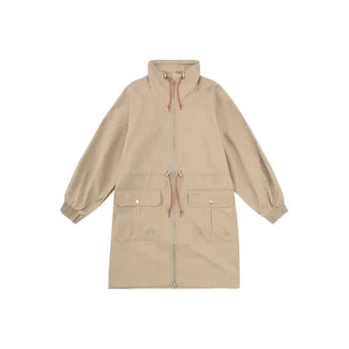 Levis Trench Coats Women's Khaki