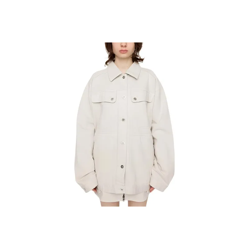 SLY Denim Jackets Women's Ivory-0