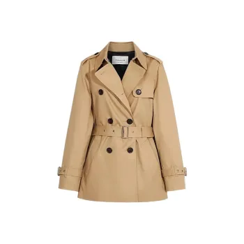 COACH SS24 Trench Coat Women's Khaki