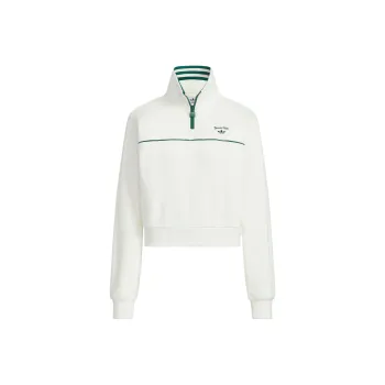 Adidas Originals RETRO SPORTY CLUB SWEATSHIRT Women's Jade White