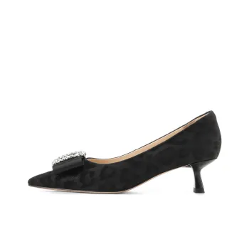 GOLDLION Slim Heel High Heels 4.5cm Women's Black