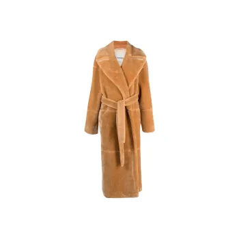 NANUSHKA Fleece Trench Coat