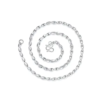 CUTE DAME Sterling Silver Necklaces Unisex
