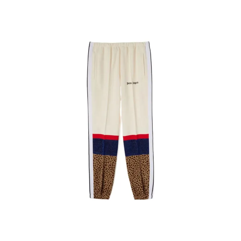PALM ANGELS Knitted Sweatpants Women's Multicolor-0