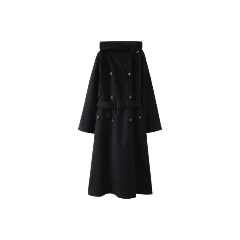 Loro Piana Coats Women's Black-0
