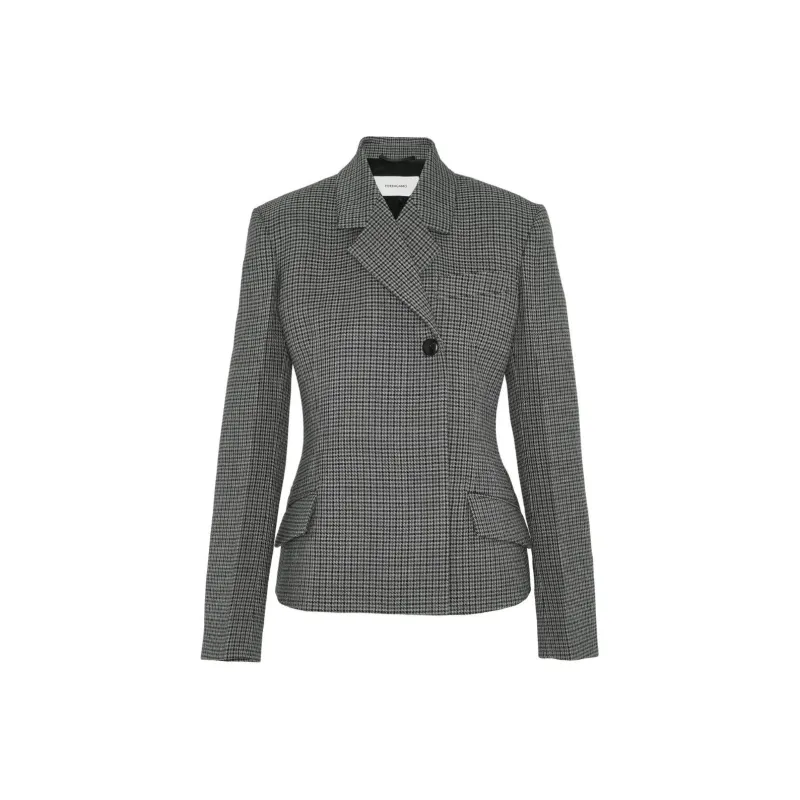 Ferragamo Shepherd's check Double breasted Blazer-0