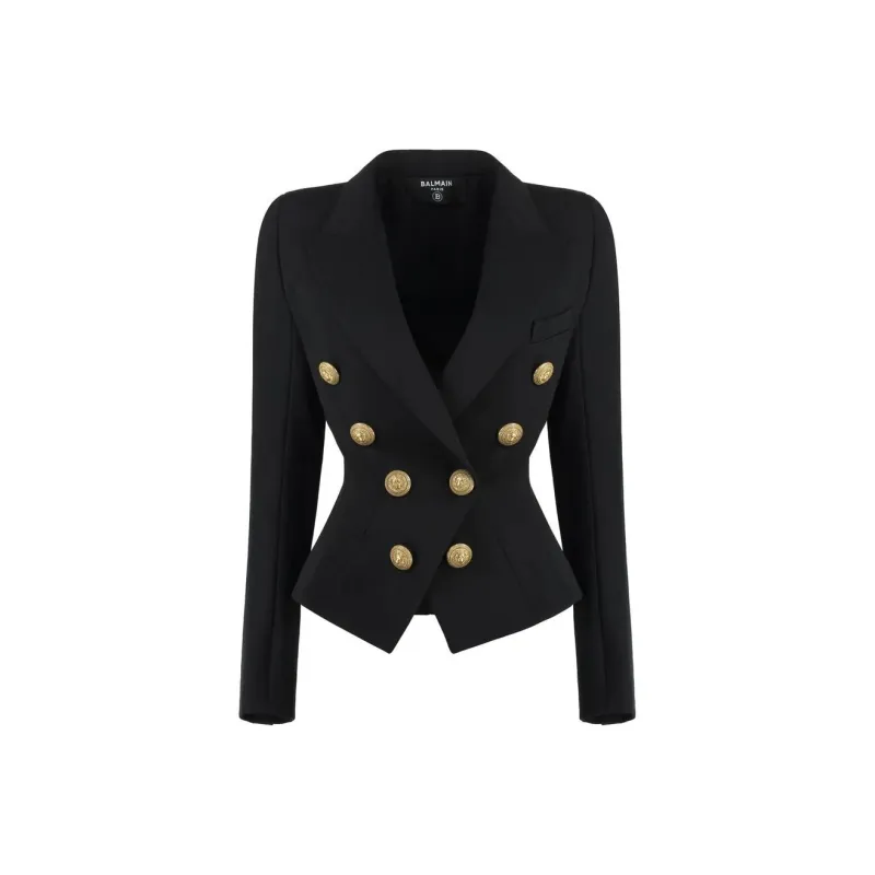 BALMAIN Double-Breasted Tailored Blazer-0