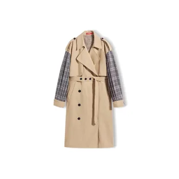 EPTISON WOMAN Trench Coats Women's Khaki
