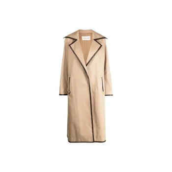 Valentino Trench Coats Women's Khaki