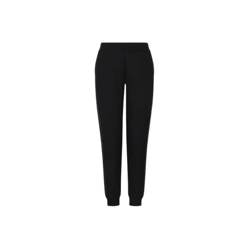 EMPORIO ARMANI EA7 Knitted Sweatpants Women's Black-0
