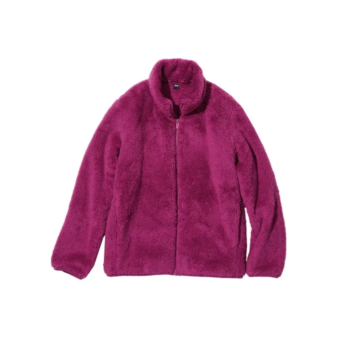 UNIQLO Velvet Jackets Women's Purple-0