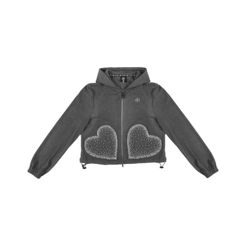 TCH Cropped Coats Women's Dark Gray-0