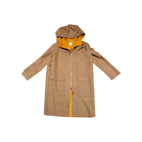 HERMES Velvet Jackets Women's Dark Khaki