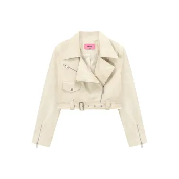 CHUU Leather Jackets Women's