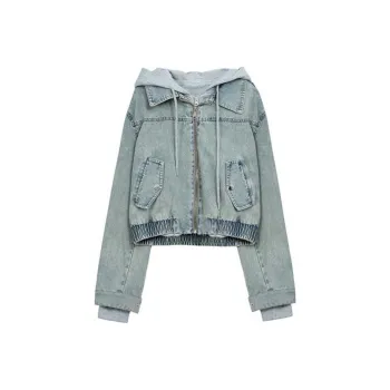 SUMU Denim Jacket Women's Light Blue