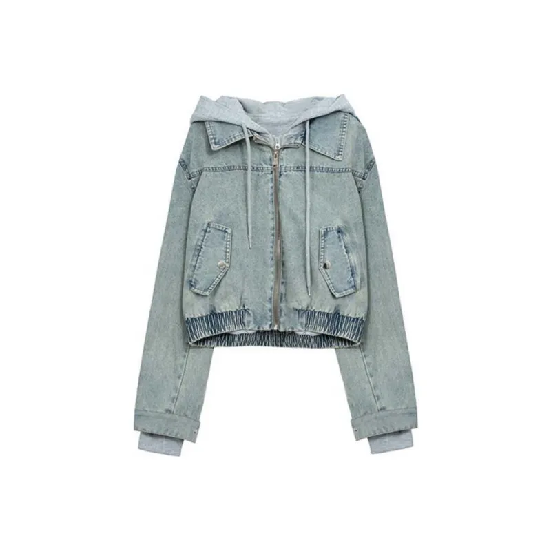 SUMU Denim Jacket Women's Light Blue-0