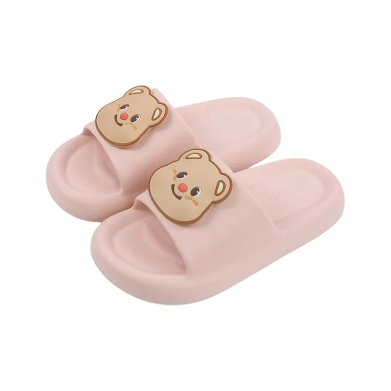 Thin Strips Sandal Slippers Unisex, Light Yellow-14