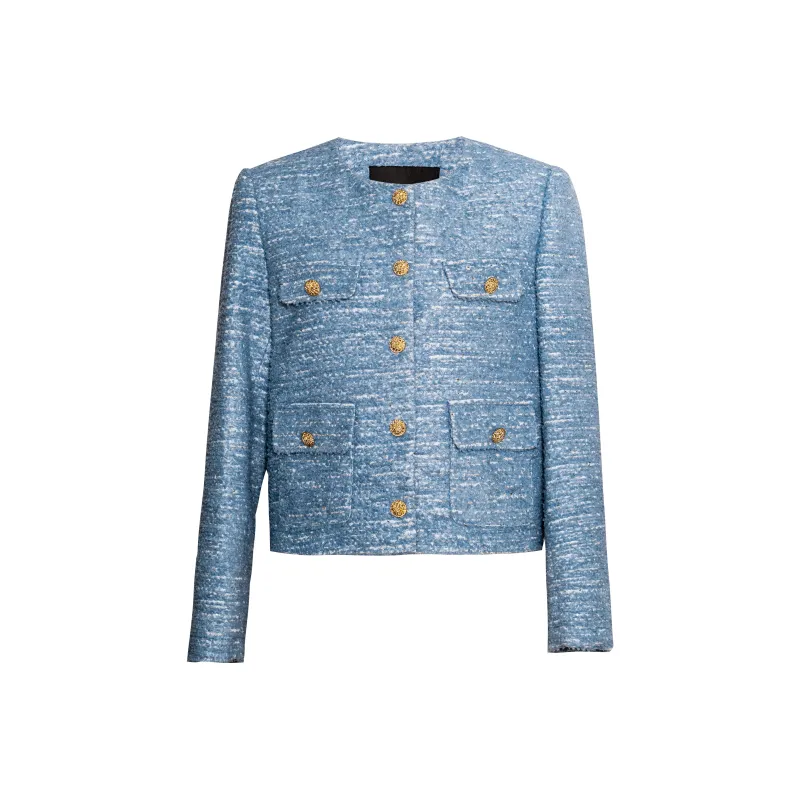 ROEYSHOUSE Business Suit Women's Light Blue-0