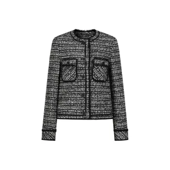 JZ. ANNAKRO Cropped Coats Women's Heather Black