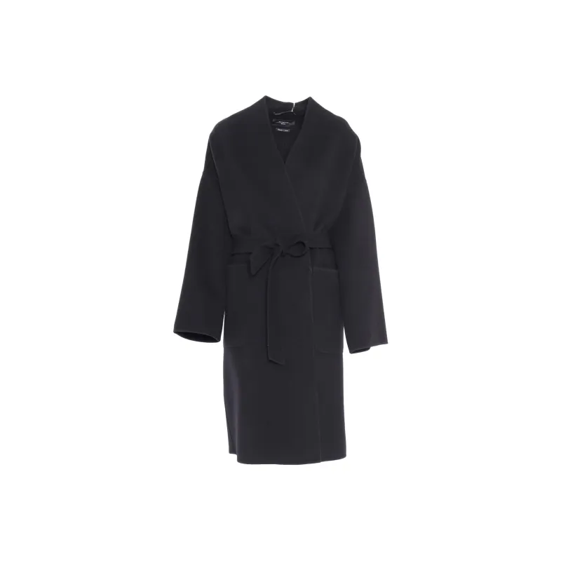 WEEKEND MaxMara Eris Belted Long Sleeved Coat-0