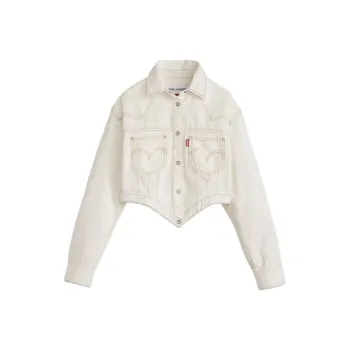 Andersson Bell X Levis ANDERSSON BELL Collaboration Denim Jackets Women's White