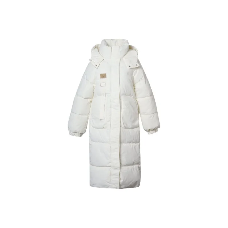 CPAURA Puffer Jacket Women's Beige Brown-4