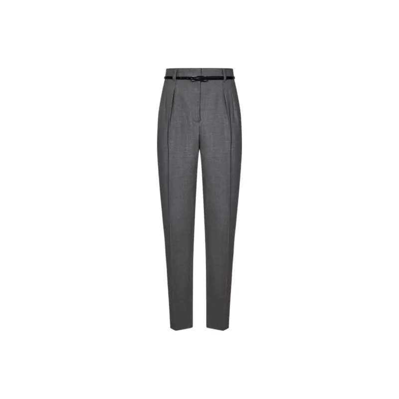 MaxMara Studio Max Mara Belted High Waist Trousers-0