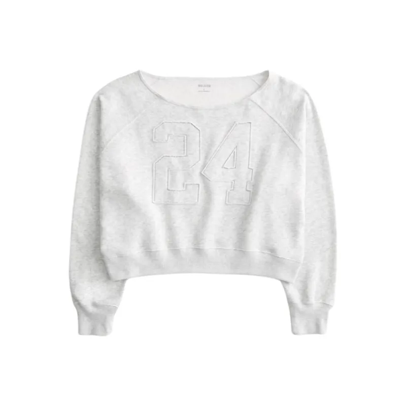 Hollister Sweatshirt Women's Light Gray-0