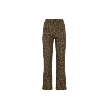 FENDI X Sarah Coleman Fisheye Logo Pants 'Tobacco'