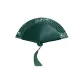 Green Cherry Blossom Fan (Fan Tassel & Fan Cover)