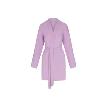 SKIMS SOFT LOUNGE ROBE Coats Women's Sugar Plum/Sugar Plum