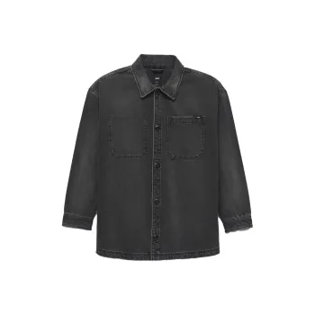 Vans Stormlight Lightwinds Denim Shacket Denim Jacket Women's Black
