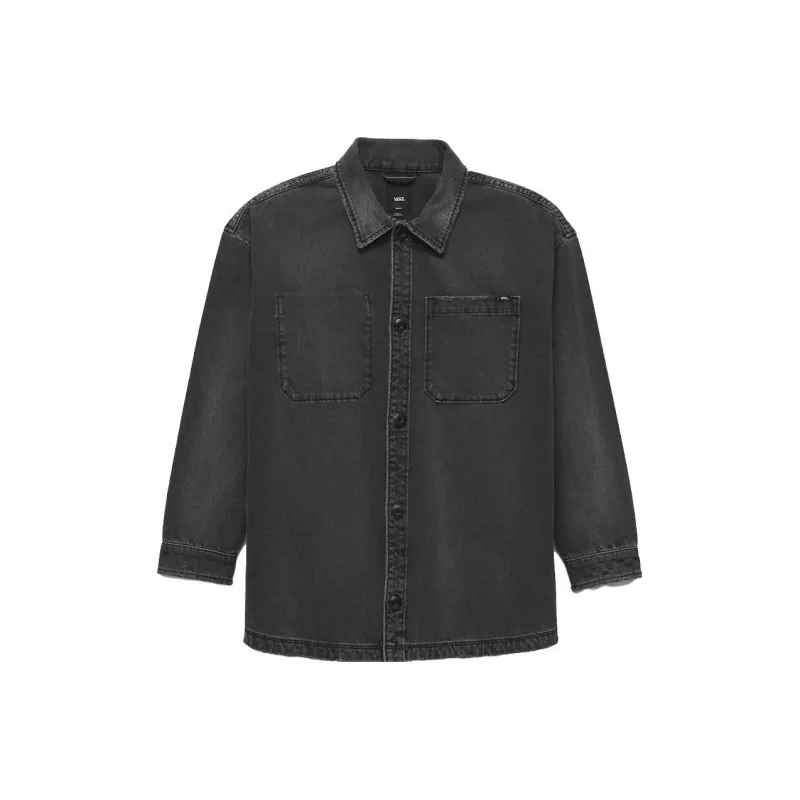Vans Stormlight Lightwinds Denim Shacket Denim Jacket Women's Black-0