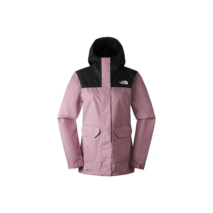 THE NORTH FACE City Outdoor Collection Windbreaker Jackets Women's Pastel Pink-0