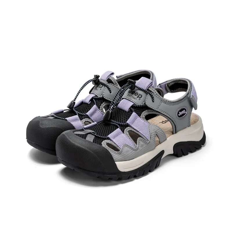 Jeep Slip Resistant, Odor Resistant, Height Increasing, Cushioning, Lightweight River Trekking Shoes Women's-10