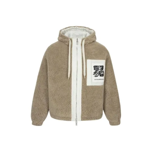 EMPORIO ARMANI Emporio Armani×JY Limited Edition FW22 Puffer Jacket Women's Camel