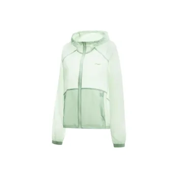 LiNing Water-Resistant Sun Protection Clothing Women's Ice Fat Green
