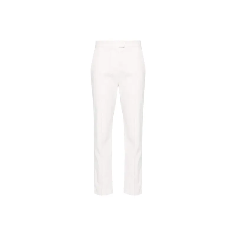 ISABEL MARANT Straight Leg Cropped Slim Cut Trousers-0