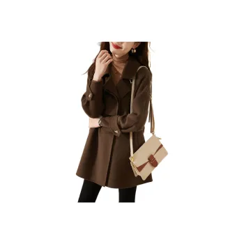 Mo Han Yi Mei Coat Women's Caramel Brown