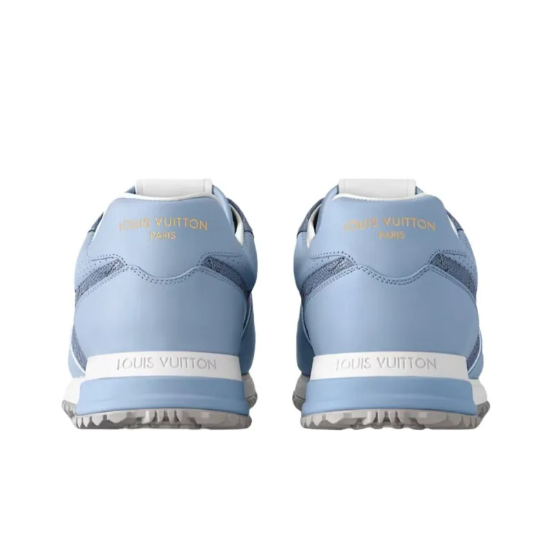 LOUIS VUITTON Run Away Low Top Casual Shoes Men's Blue-4