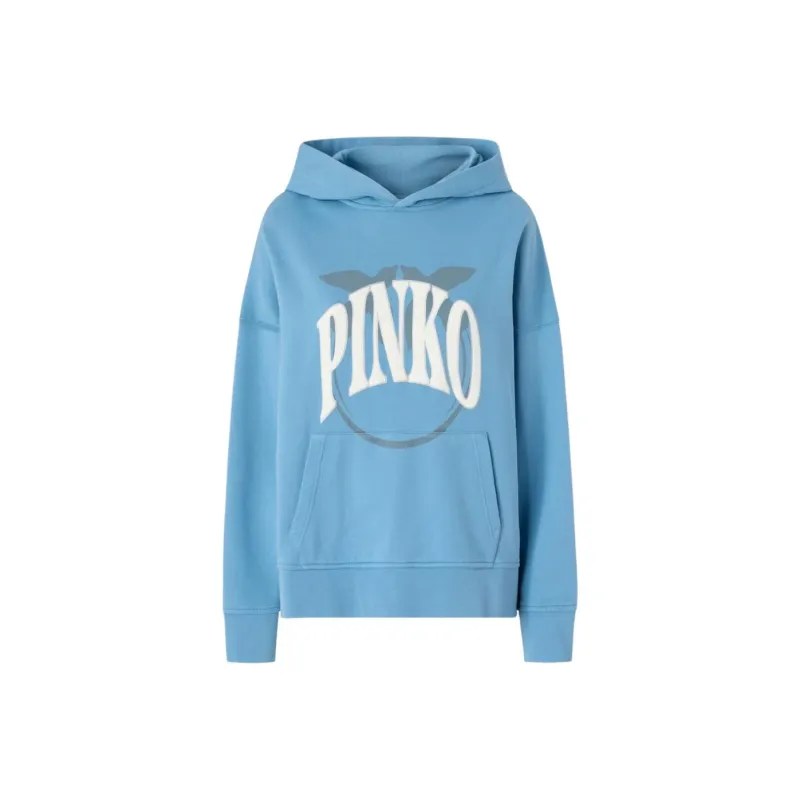 PINKO Logo print Hoodie-0