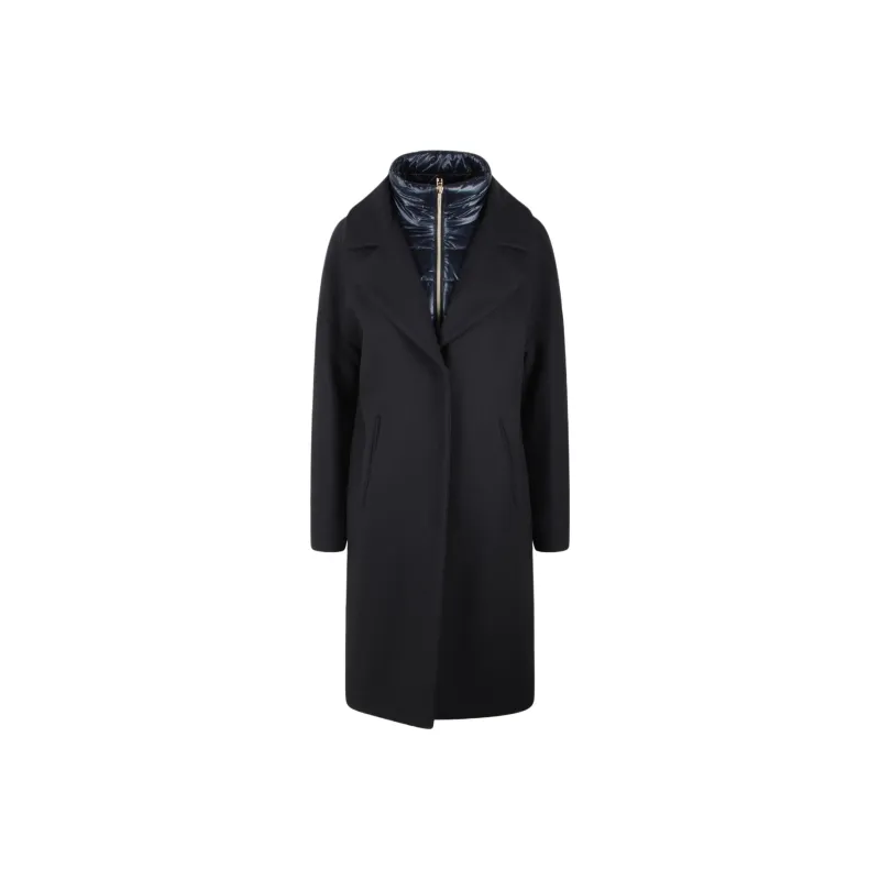 HERNO Panelled Mid length Coat-0
