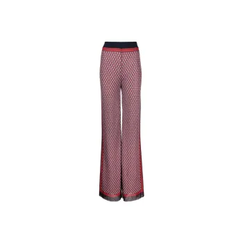 BALMAIN Pb Monogram print Knitted Trousers